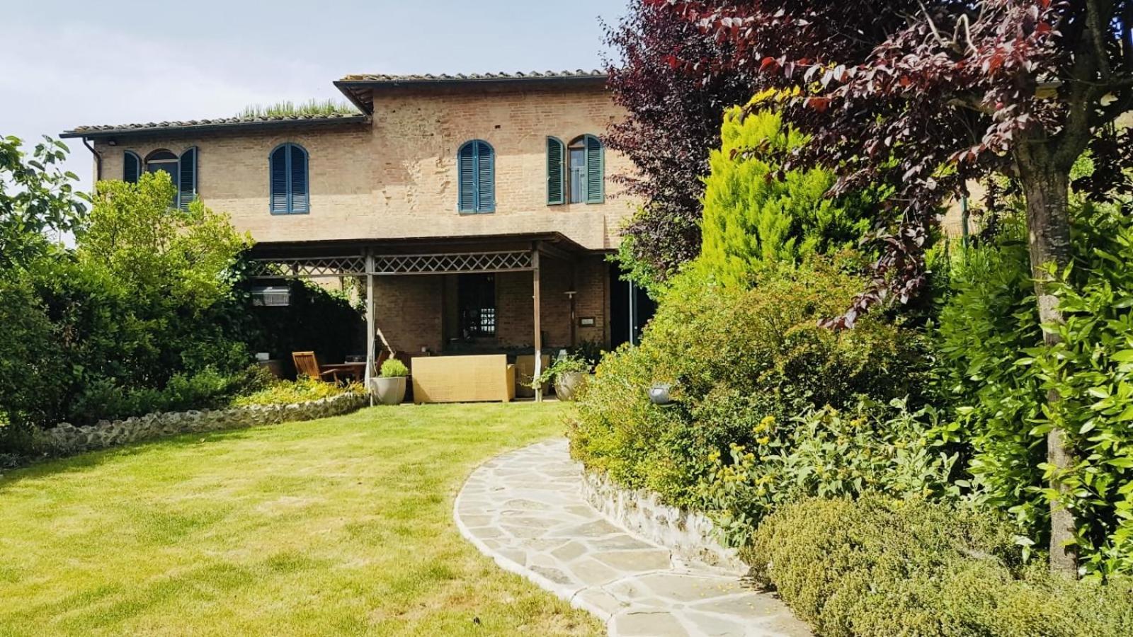 La Dogana Villa Siena Bagian luar foto